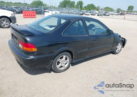 1998 Honda Civic Ex from USA, damaged, VIN 1HGEJ8244WL000500